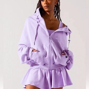 Popflex Zip Cloud hoodie in digital lavender💜NWT!!